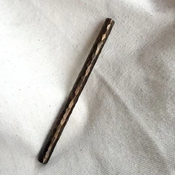 Brass Retro Stone Grain Gel Ink Pen Outdoors Action Writing Tools EDC Solid School Office Stationery Supplies Personalized