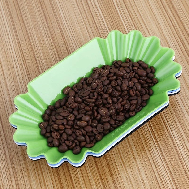 Raw Coffee Bean Trays Made of PP Plastic, Coffee Bean Display Trays for Roasting Cupping