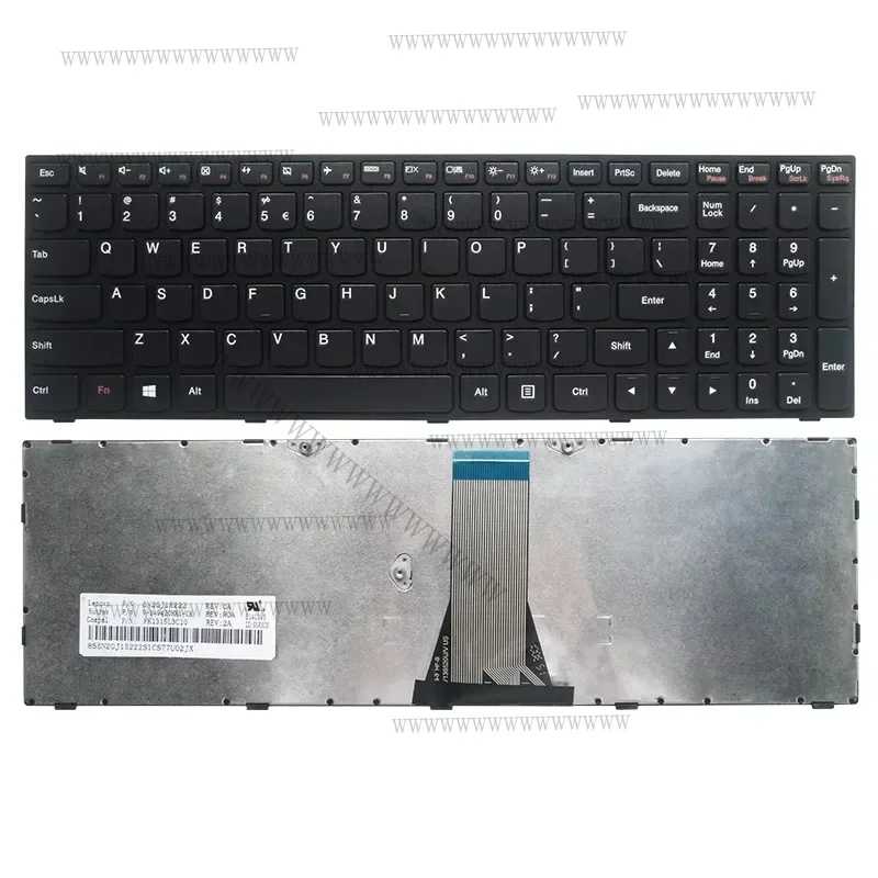 Teclado para Portátil EE G50-70 G50-45 G50-70AT B50-30 B50-70 B50-80 Z50-75 Z50-70 Z50-70A Z50-80E Z51-70 Z51-70A