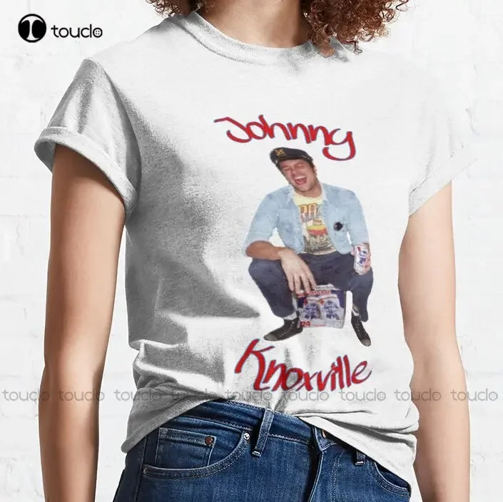 Knoxville  Johnny Knoxville Jackass Classic T-Shirt Funny Tshirts Men Custom Aldult Teen Unisex Digital Printing Tee Shirts Tee