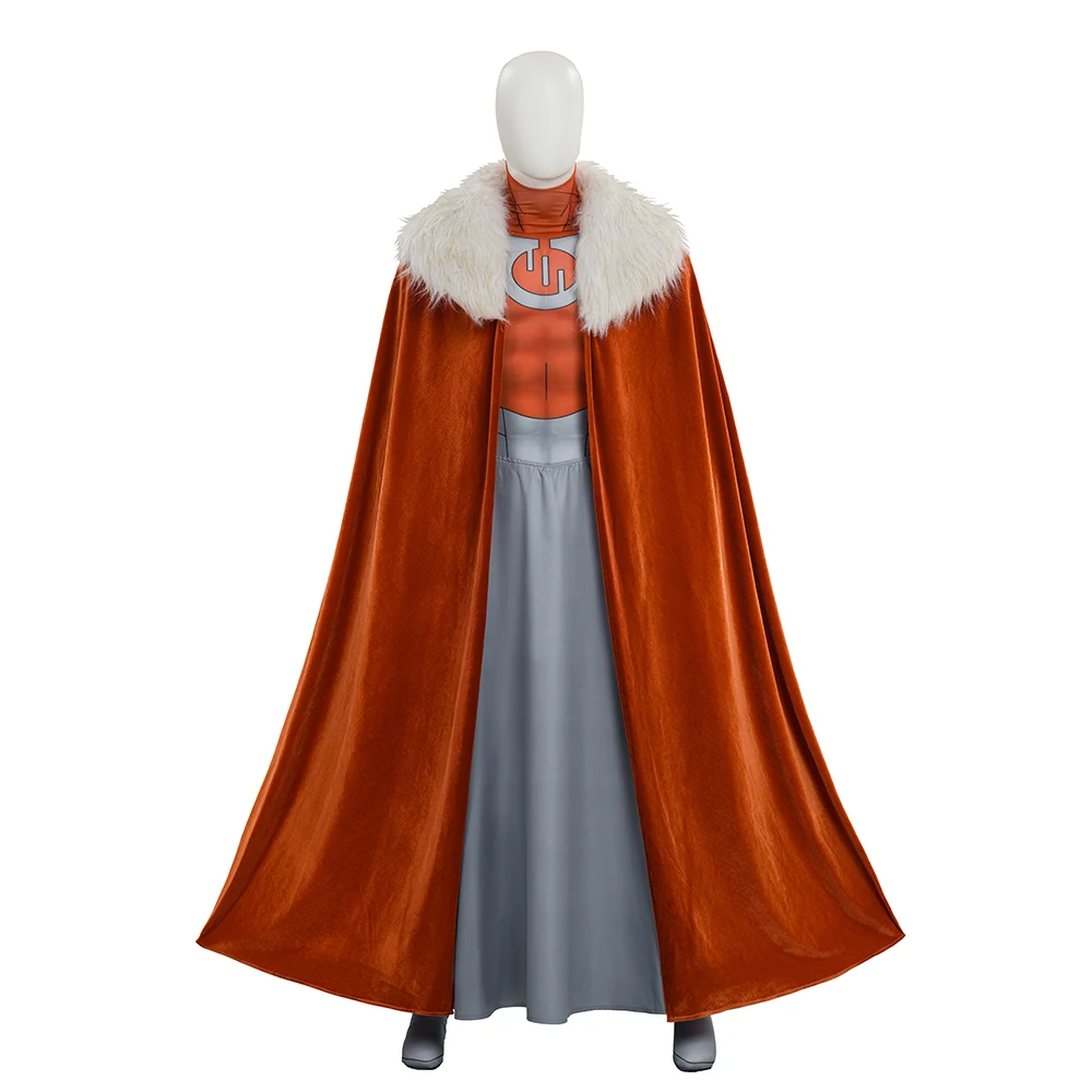 

Thragg Cosplay Costume for Men Anime Roleplay Jumpsuit Cloak Comic Con Fancy Dress Halloween Outfits Carnival Suit
