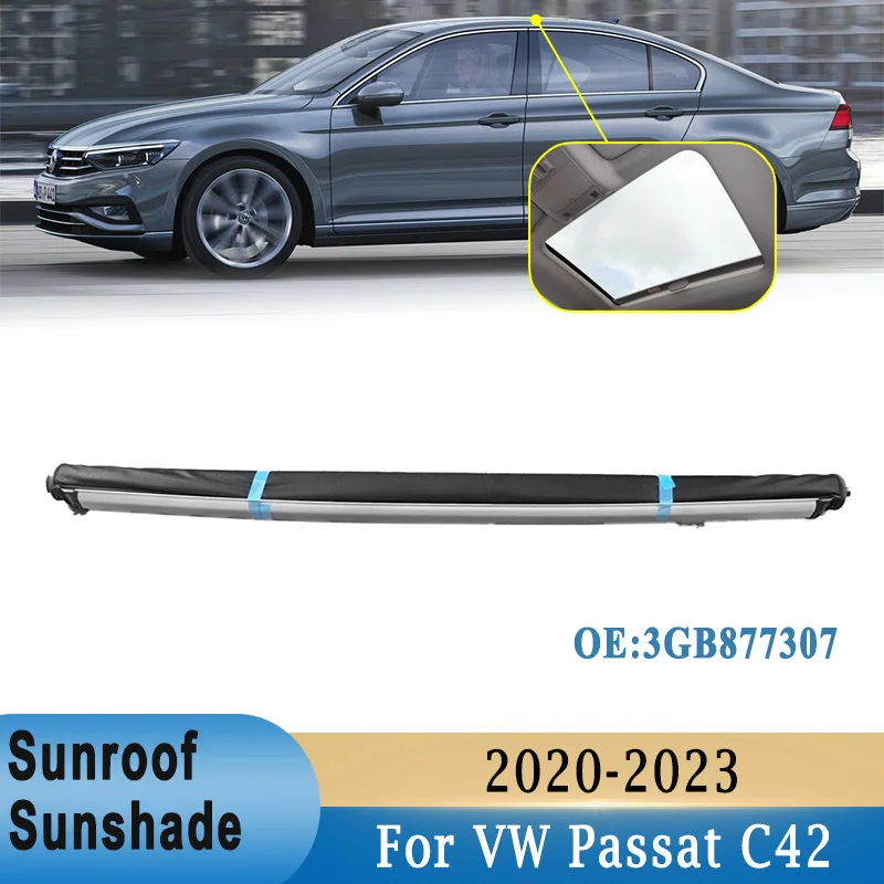 

3GB877307 Car Sunroof Sunshade Panoramic Electric Curtain Sun Blind Roller for Volkswagen Passat C42 2020-2023