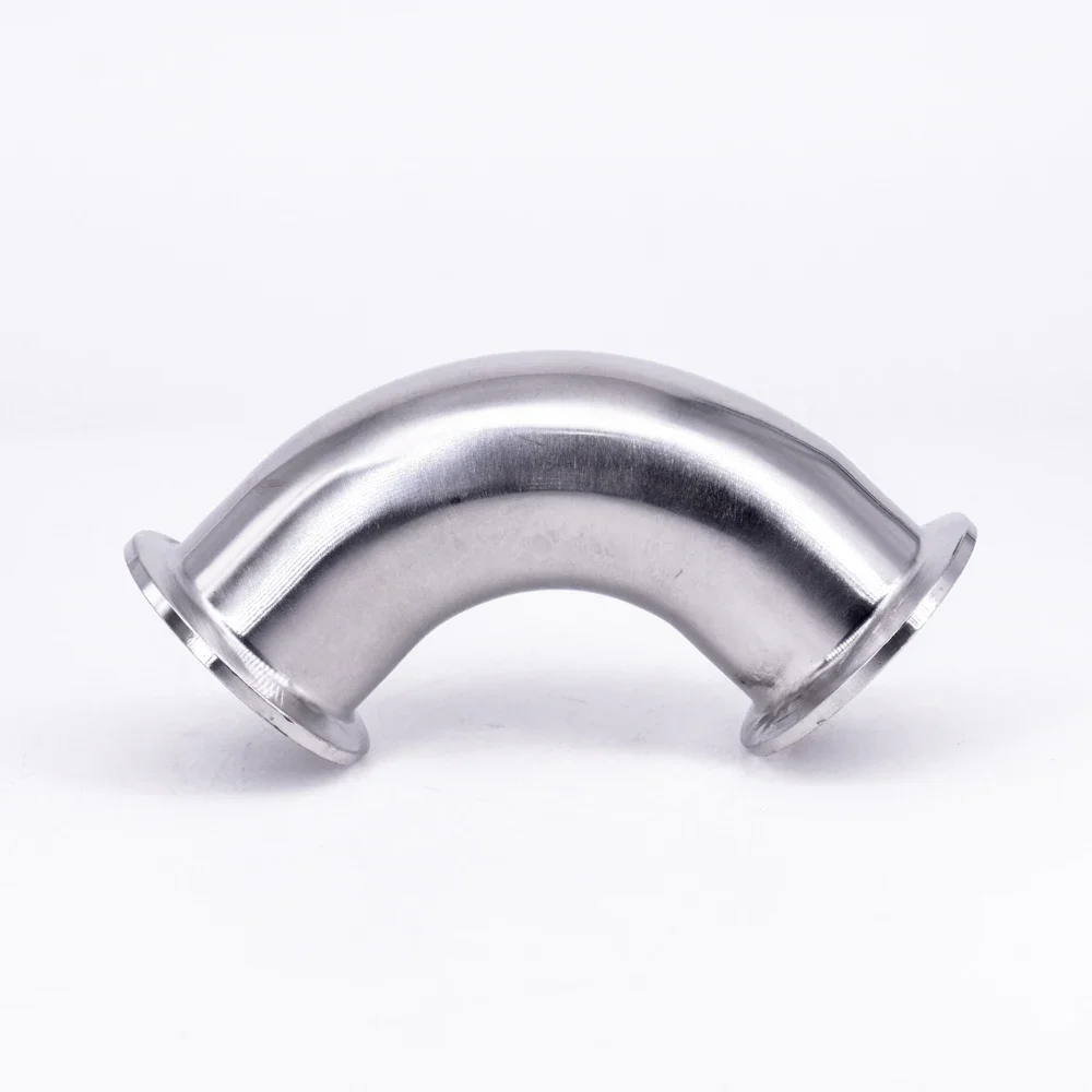 

1.5" 2" 2.5" 3" 3.5" 4" Tri Clamp 90 Degree Elbow SUS304/316 Stainless Sanitary Pipe Fitting Connector Homebrew