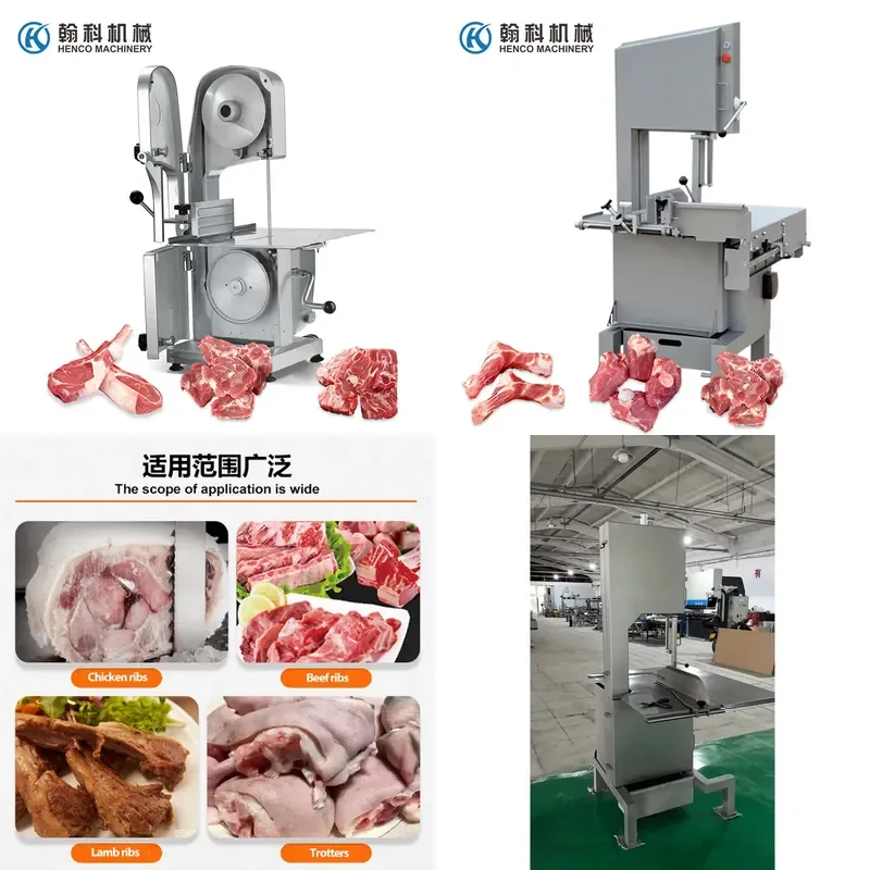for Commercial Stainless Steel Automatic Bone Cutter 1.1kW 65kg Capacity Frozen Meat Cutter