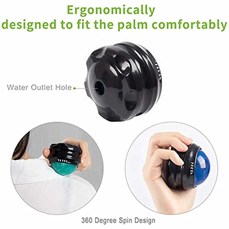 Manual Massage Roller Ball For Body Pain Relief Therapy Foot Back Waist Hip Relaxer Stress Release Muscle Relaxation Kit