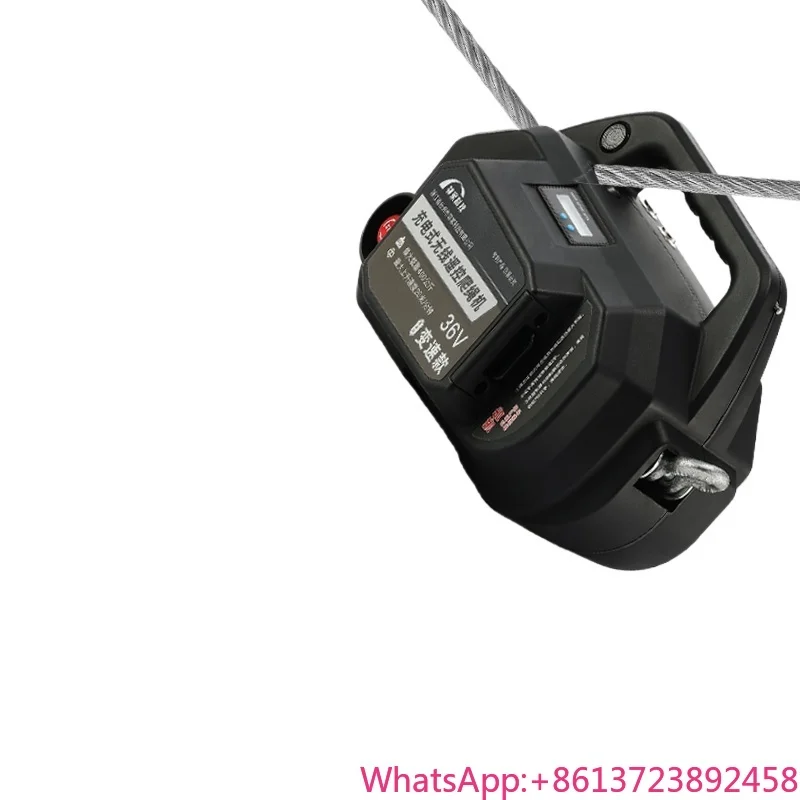 

Rope Climbing Machine Air Conditioning Hoisting Rope Climbing Artifact Remote Control Lifting Electric Hoist Lithium Battery