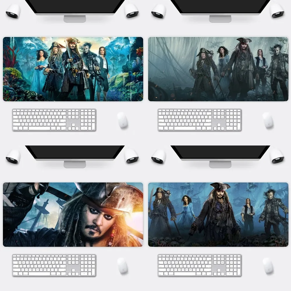 

MINISO Disney Pirates Caribbean Dead Mousepad Office Large Small Mouse PC Computer Game Keyboard Rubber Anti-Slip Mice Mat Big