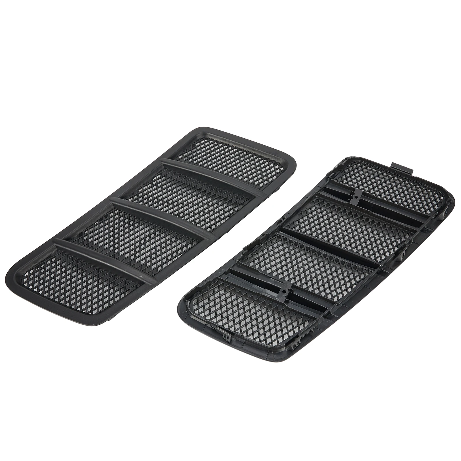 

Grille Hood Hood Vent Grille 1668800205 2pcs Air Vent Grille Cover Hood Air Outlet ML350 ML550 ML63 2012-2015 Plastic