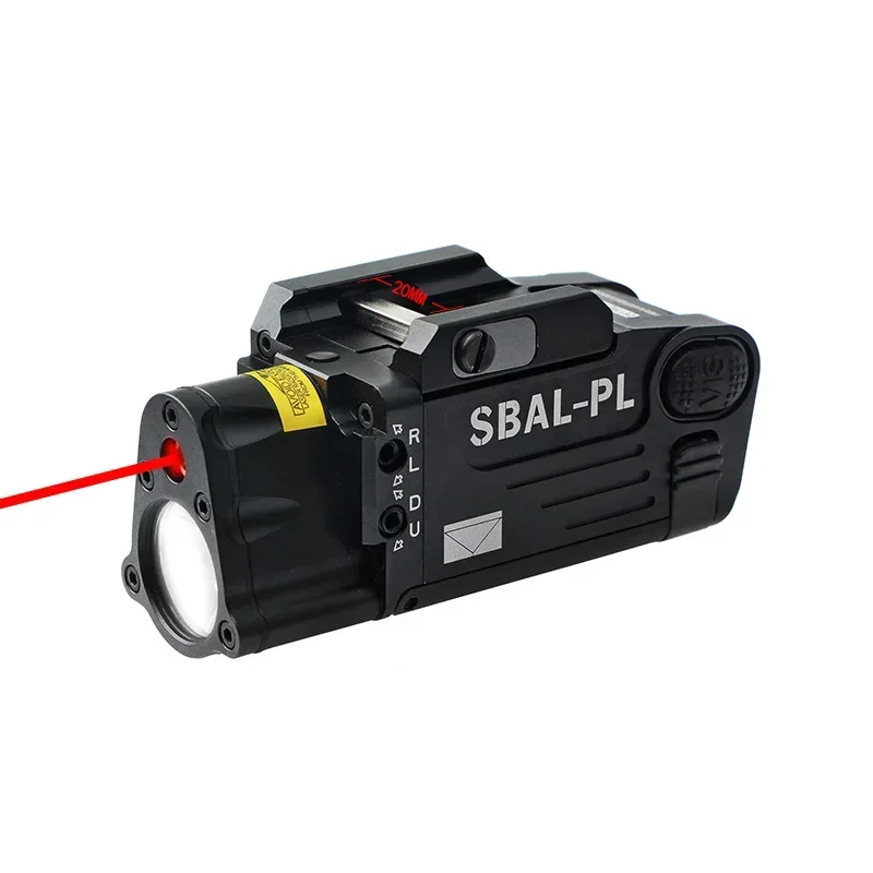 

Tactical Metal SBAL-PL Red Laser Weapon Gun light Glock 17 19 Airsoft Strobe Flashlight Hunting X300 Pistol Scout light