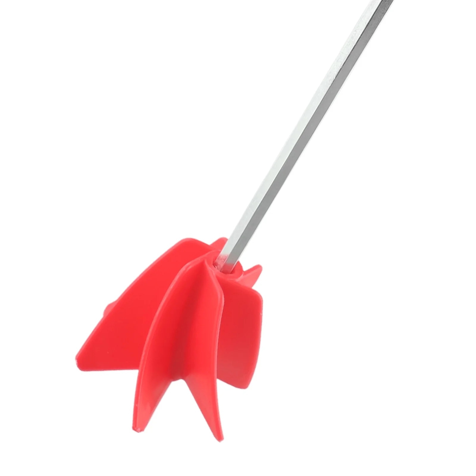 Stirring Rod Paint Mixer Bit 300mm High Efficiency Pigment Mixing Paddle Red+Silver Applicable Liquid Brand New