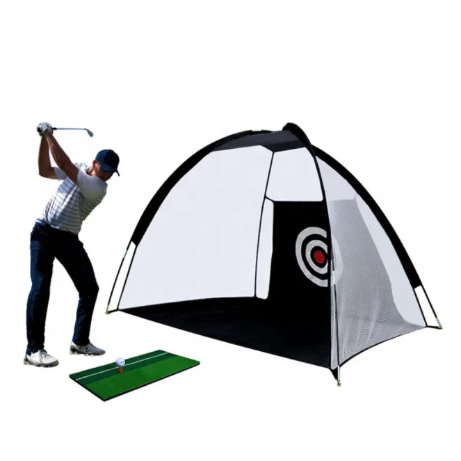 

Portable Golf Hitting Practice Nets with Target Backyard Driving Range Golf Training Indoor Outdoor Sport Golf Chipping Net