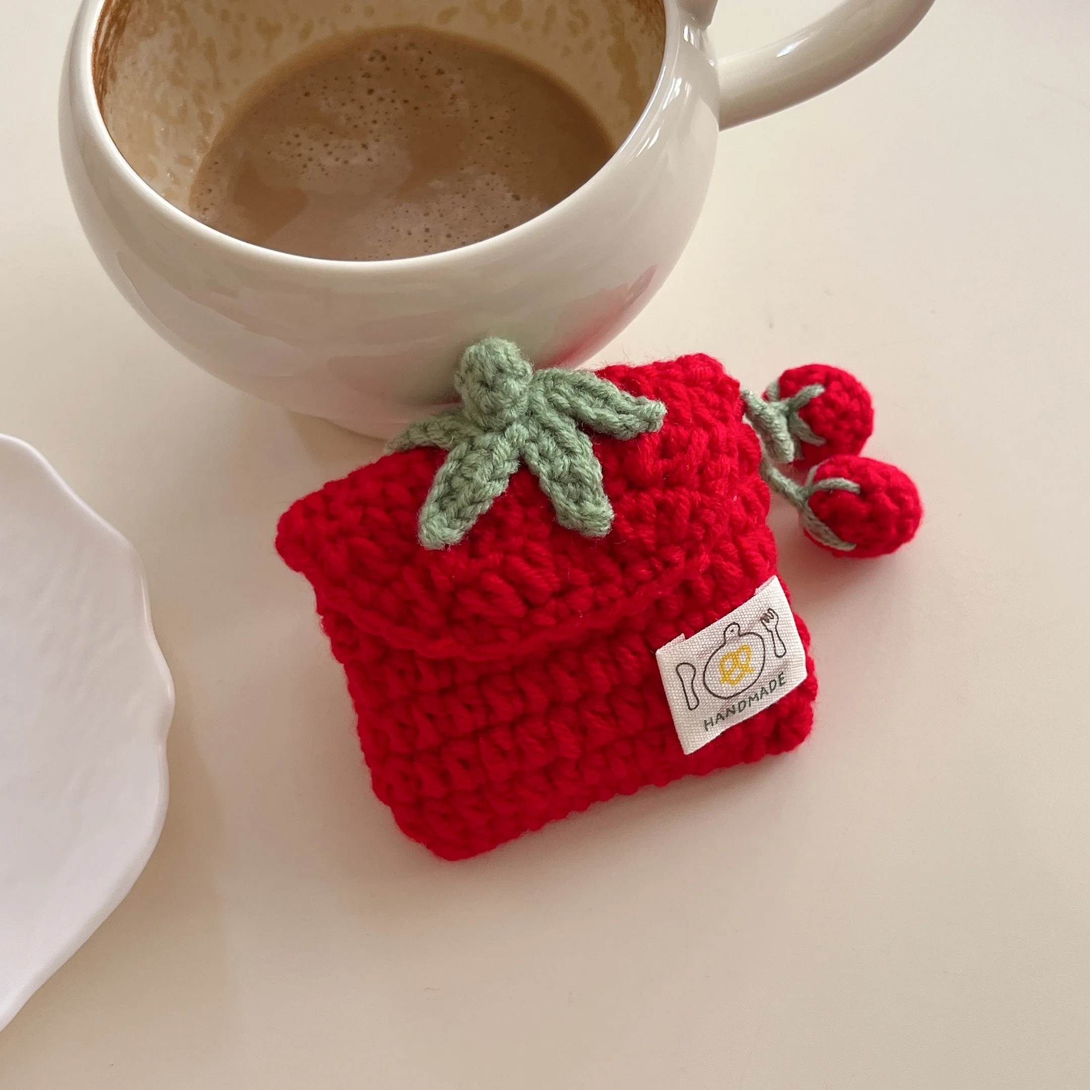 Funda para auriculares Airpods 4, 3, 2, 1 Pro 3, 2 Ins, funda protectora anticaída de fresa tejida de felpa, bonitos accesorios para auriculares