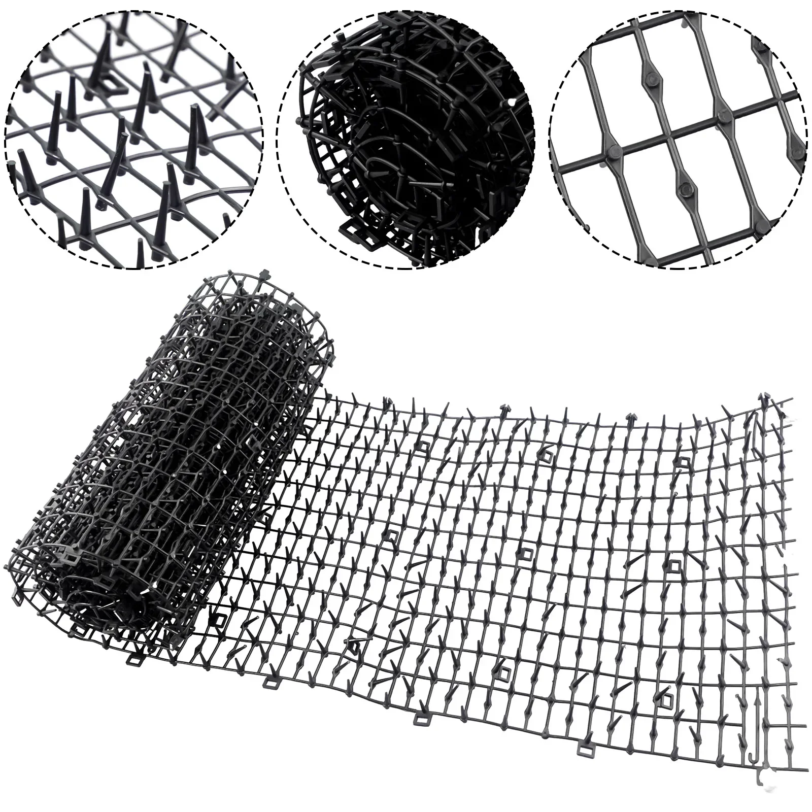 Anti-cat Sting Mat Plastic Nail Mat 200x30 Cm Dog Cat Scat Mat Polypropylene Animal Deterrent Anti-Stepping Practical
