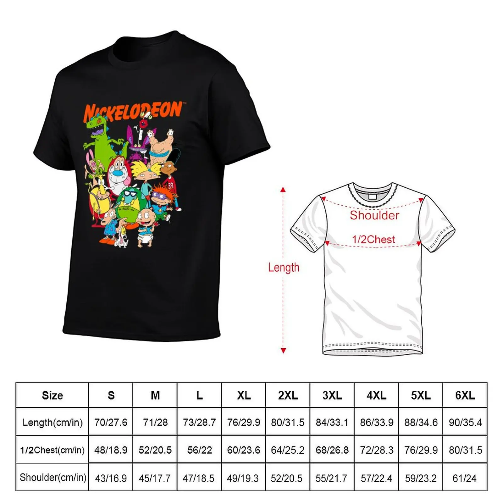 Group Shot All Retro 90s Cartoon Characters T-Shirt oversizeds oversized t shirt sports fans street wear men clothes