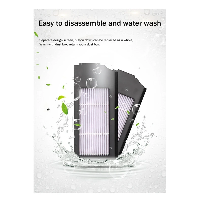 Запчасти для робота-пылесоса Ecovacs X1, фильтр НЕРА, аксессуары для уборки, 1 шт.
