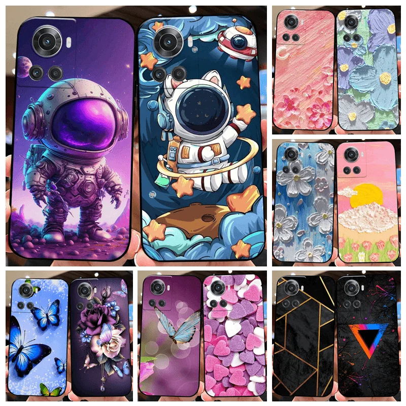 Pour OnePlus 10R 5G Coque 10T 10 Pro souple TPU Silicone housse de protection de téléphone pour One Plus 11R Coque 1 + 11 antichoc Fundas Capa