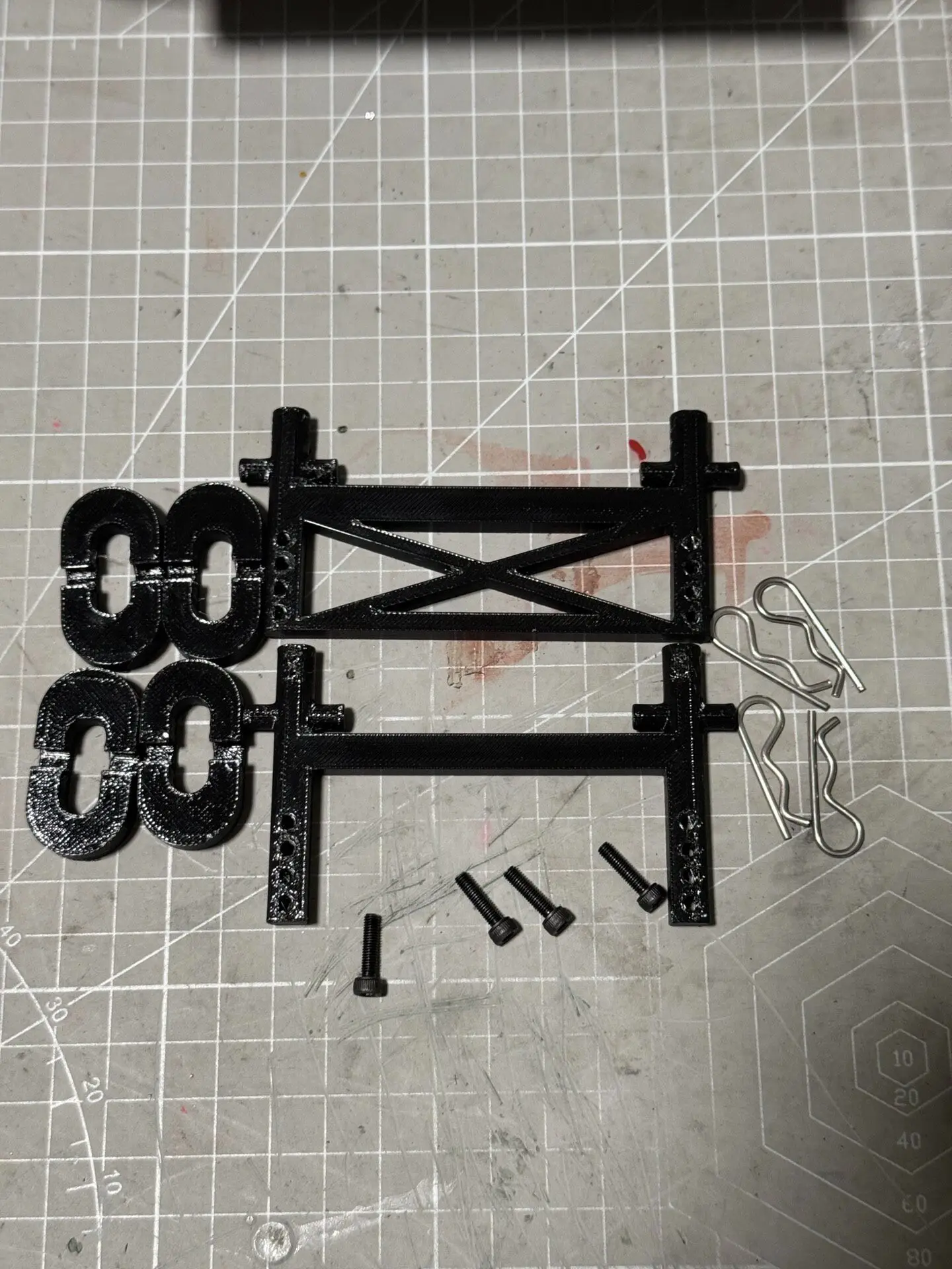 Custom DIY Beetle Shell Conversion Body Post For MJX 10210 10208 1/10 RC Rally Car Scale Exterior Styling Mod Parts