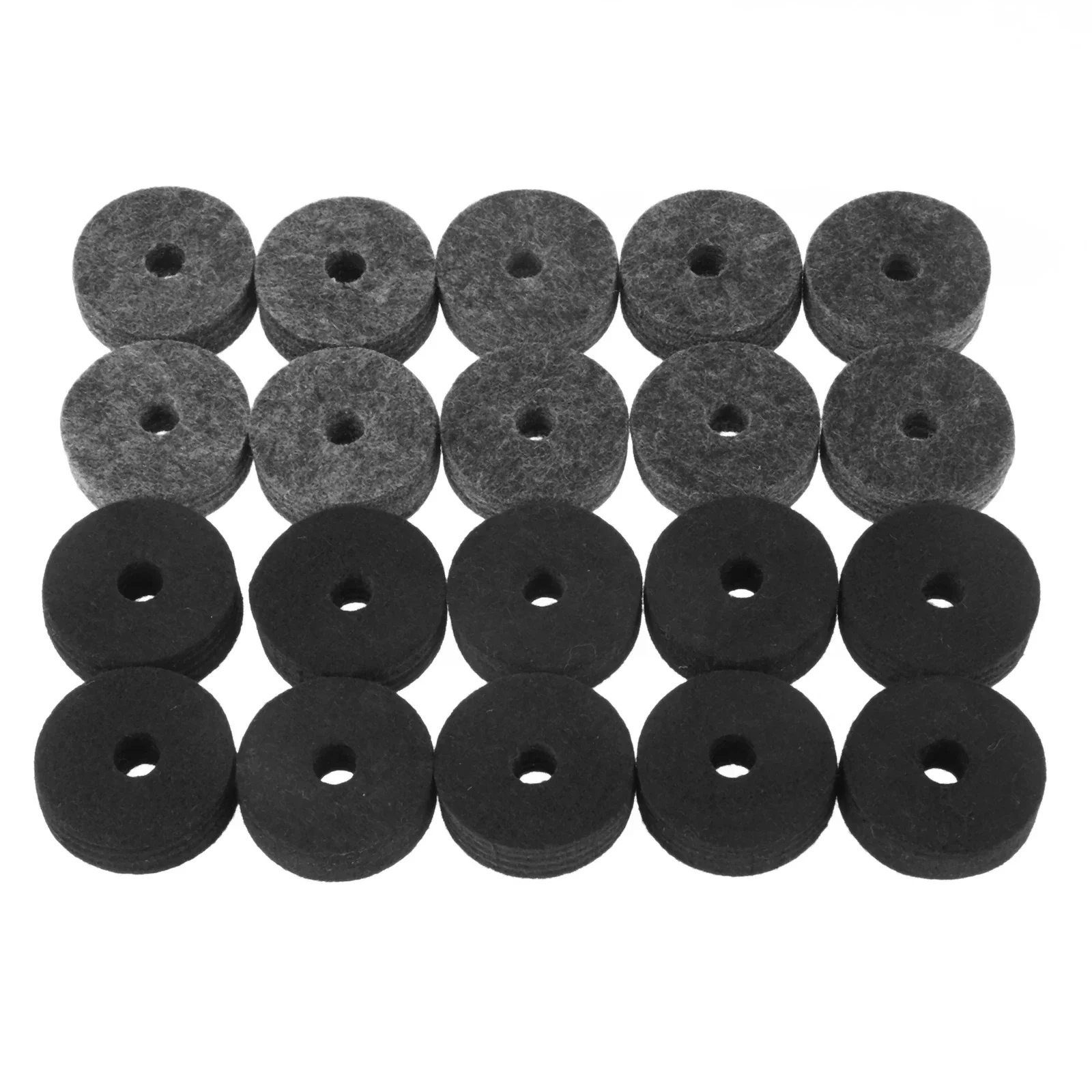 10pcs 4cm Cymbal Slices Felt Pads Protection Cymbal Hi-Hat Felt Pads Felt Strap Button Washer or Shelf Drum Replacement Kit