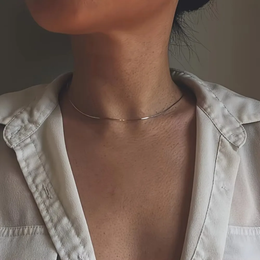 1pcs Snake Chains Necklaces No Fade Basic Jewelry Stainless Steel Necklace for Pendants DIY Choker