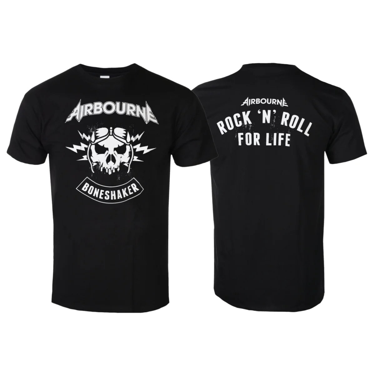 Camiseta de la banda de rock Airbourne Boneshaker, camiseta gráfica unisex de Heavy Metal Punk para hombres y mujeres, ropa informal de calle, Top de manga corta