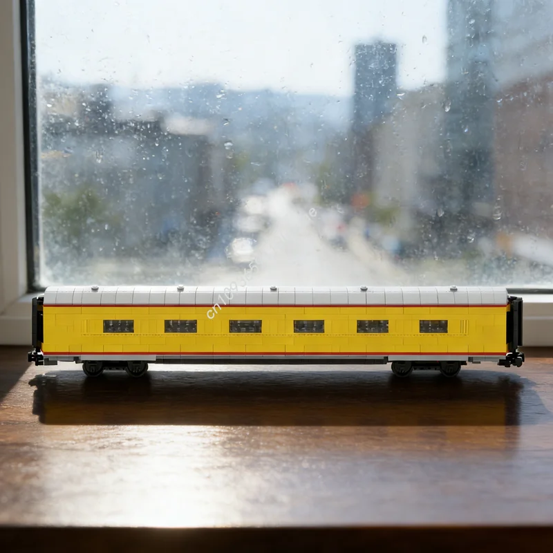 

Набор строительных блоков MOC «Пассажирский поезд Union Pacific», 781 деталь, архитектурная модель, рождественский подарок, творческая идея, развивающая игрушка