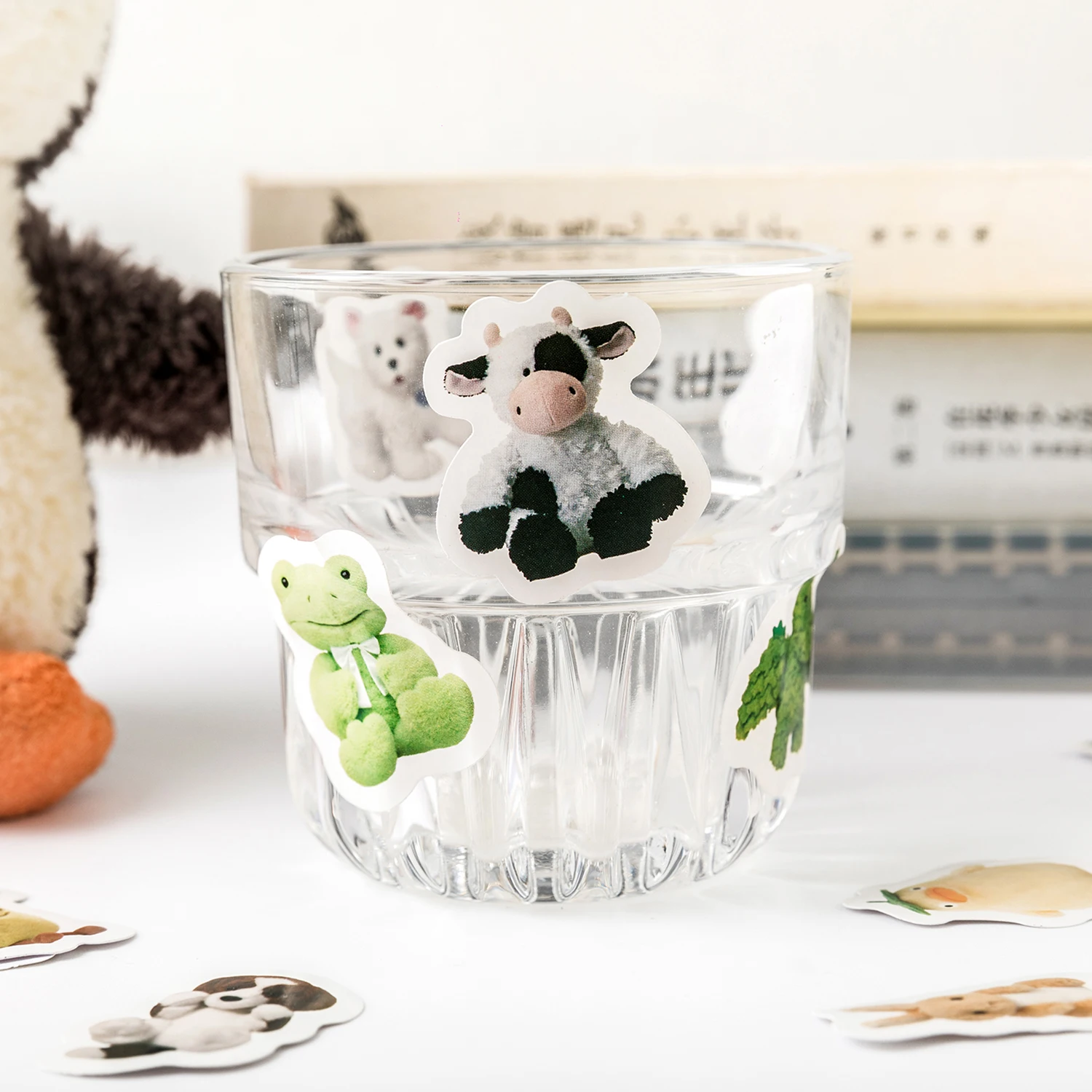 Plüsch Party Box Aufkleber