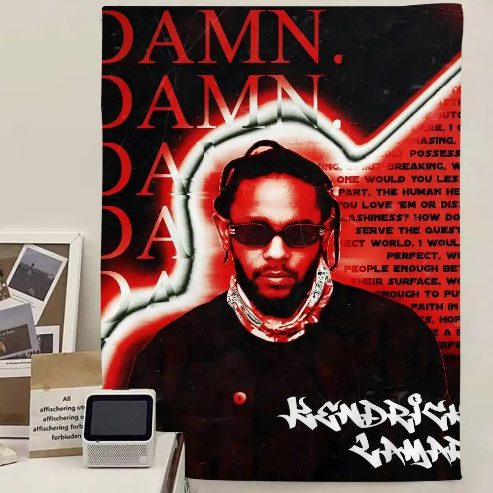 K-KendrickS Lamar GNX Anime Tapestry Hanging Tarot Hippie Wall Rugs Dorm Home Decor