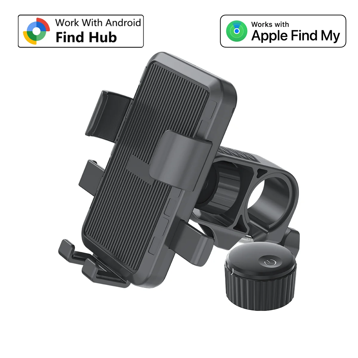 Smart GPS Tracker For Apple System Find My/Android Google Find Hub APP Tag Anti-Lost Bicycle/Motorcycle Phone Holder