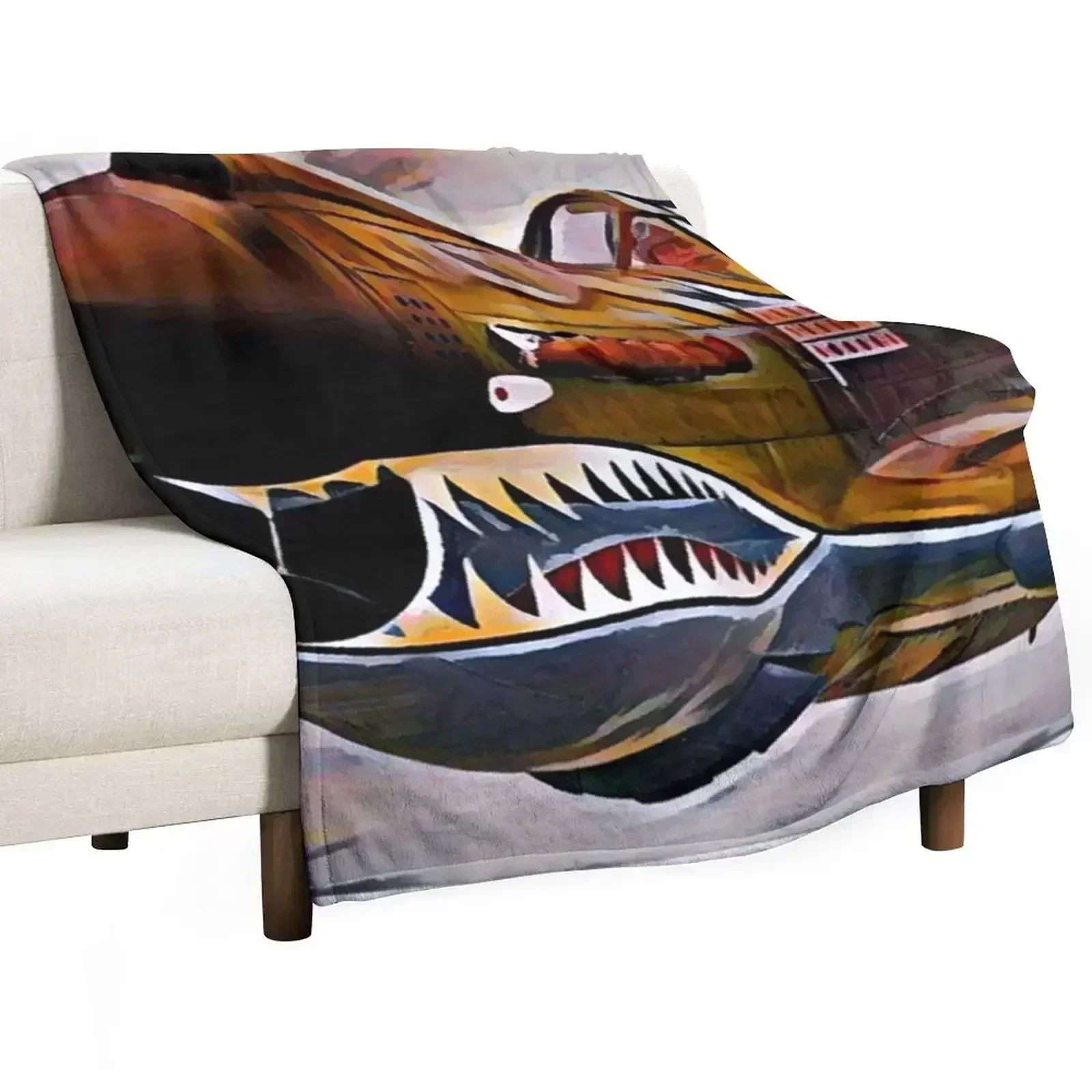 

New Flying Tiger Throw Blanket Soft Cozy Blanket for Pet Kids Adults