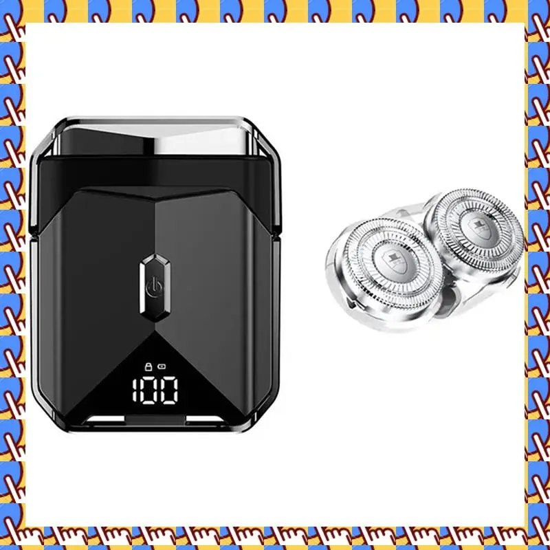 

A20M New Mecha Electric Shaver Rechargeable Digital Display LED Portable Mini Shaver Beard Trimmer Shaver Cordless Shaver