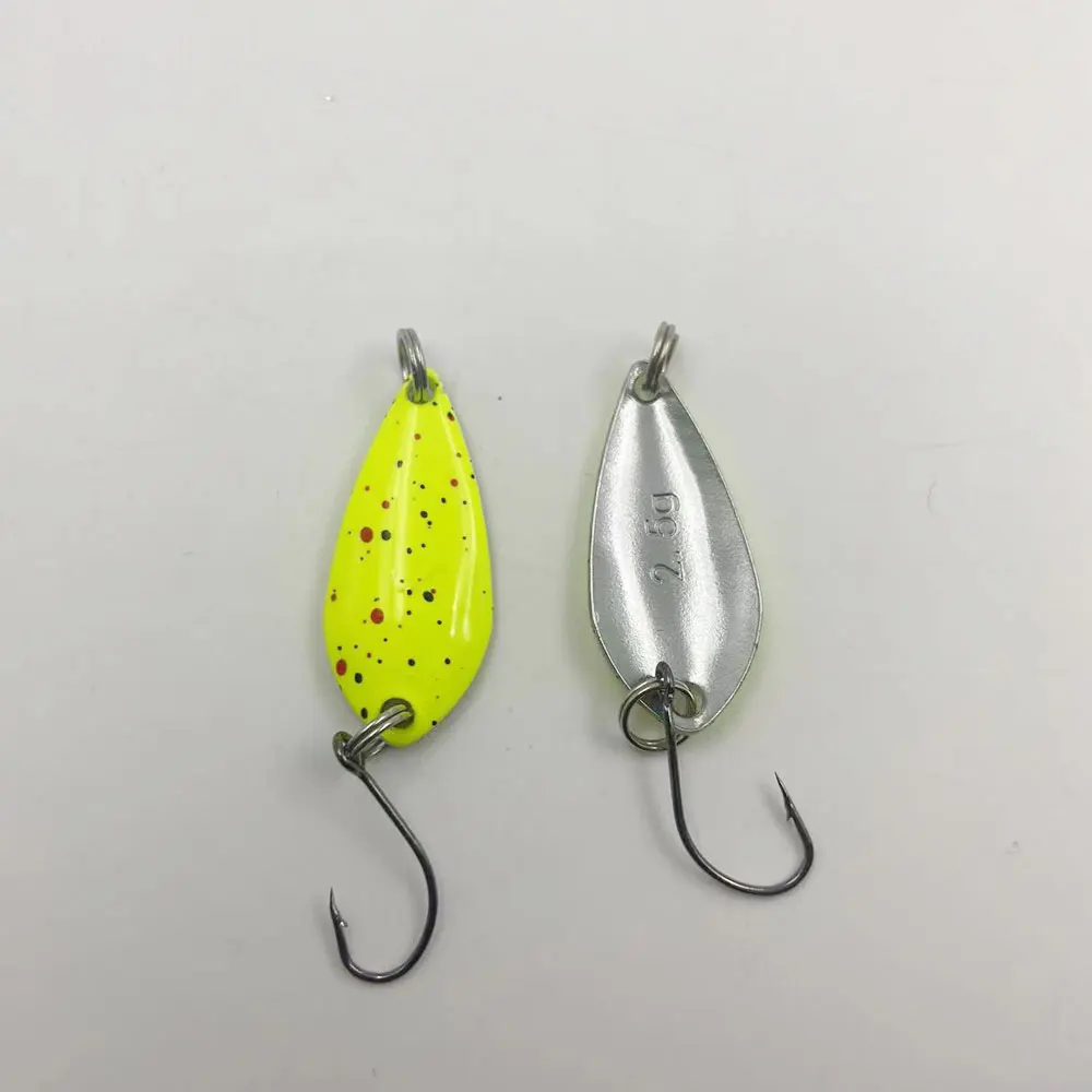 Hexakill Spoons Trout Lures 12pcs Colorful Mini Metal Spoon Baits  Assorted Weights (1.5g, 2.5g, 3.5g) for Freshwater Fishing