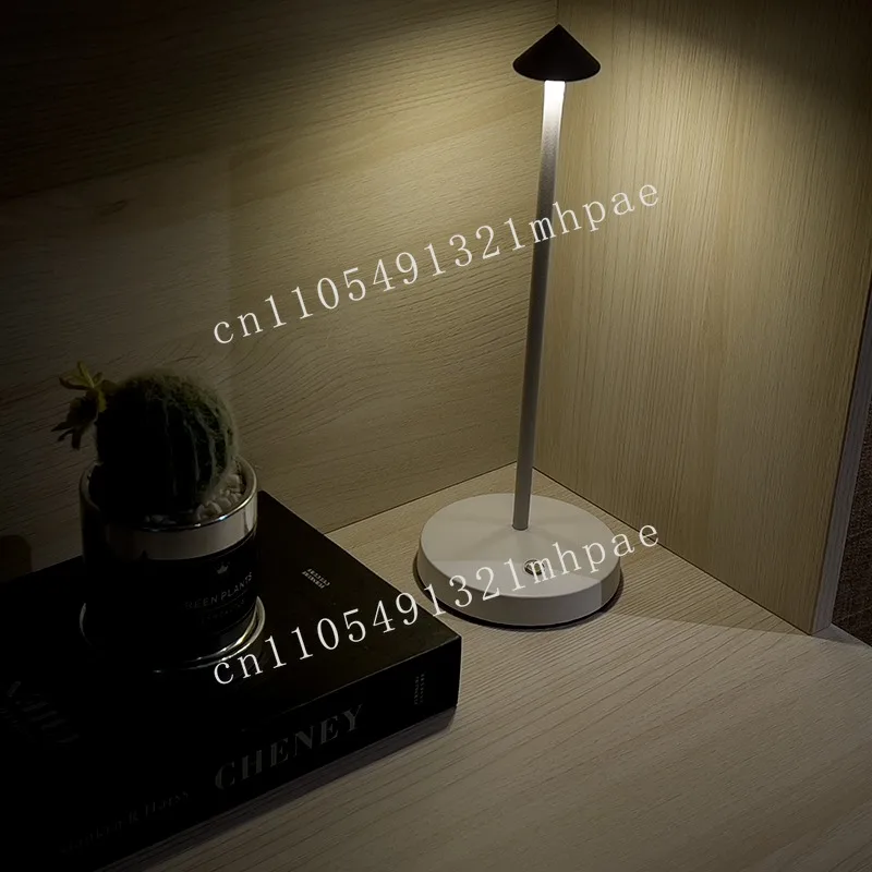 

Dimmable Wireless Light Waterproof Portable Outdoor Battery Powered Cordless Desk Lamp Rechargeable Light Emitting Diode