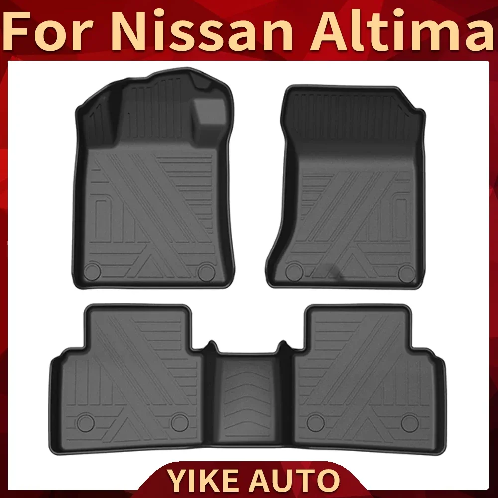 For Nissan Altima L34 Gen6 2019-2023 Car Floor Mats All-Weather Foot Mats Odorless Pad Waterproof Tray Mat Interior Accessories