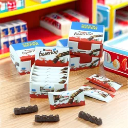 1Set Mini Chocolate Rack Assembly Food and Play Model Doll House Miniature Grocery Shop Scene Decor Accessories Handmade Toys