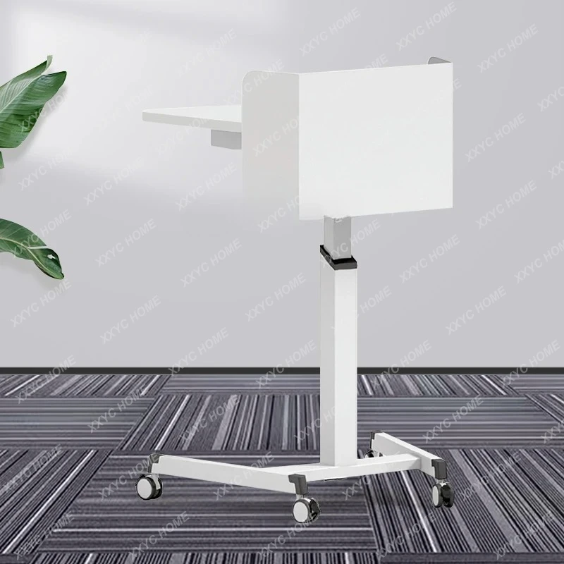 X-S   Standing Simple Lifting Lecture Speaking Platform Classroom Mobile Lectern Table Conference Room HG