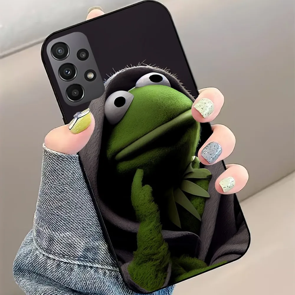 MINISO Disney kermit The Frog Phone Case For Samsung Galaxy S22 S23 S24 S30 Note 20 10 Plus Lite FE ULTRA Shell