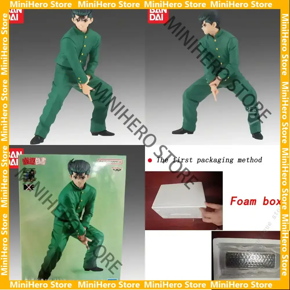 

In Stock Original Bandai Banpresto Yu Yu Hakusho Yusuke Urameshi Action Figure 1/7 PVC Anime Display