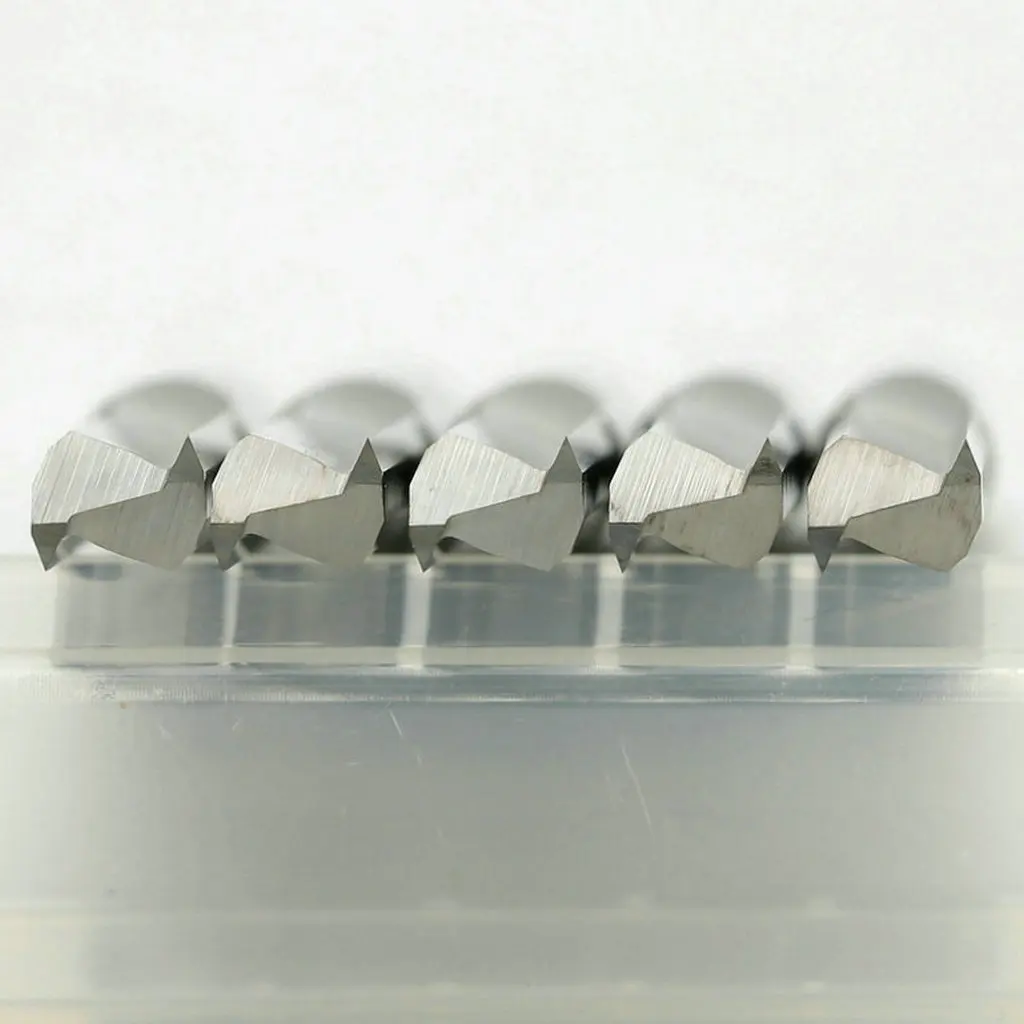 Imagem -05 - Tungstênio Aço Fresa Carboneto Sólido Gravura Escultura Madeira Mdf Ferramenta de Corte Cnc Router Bit End Mill Grupo Flauta Reta