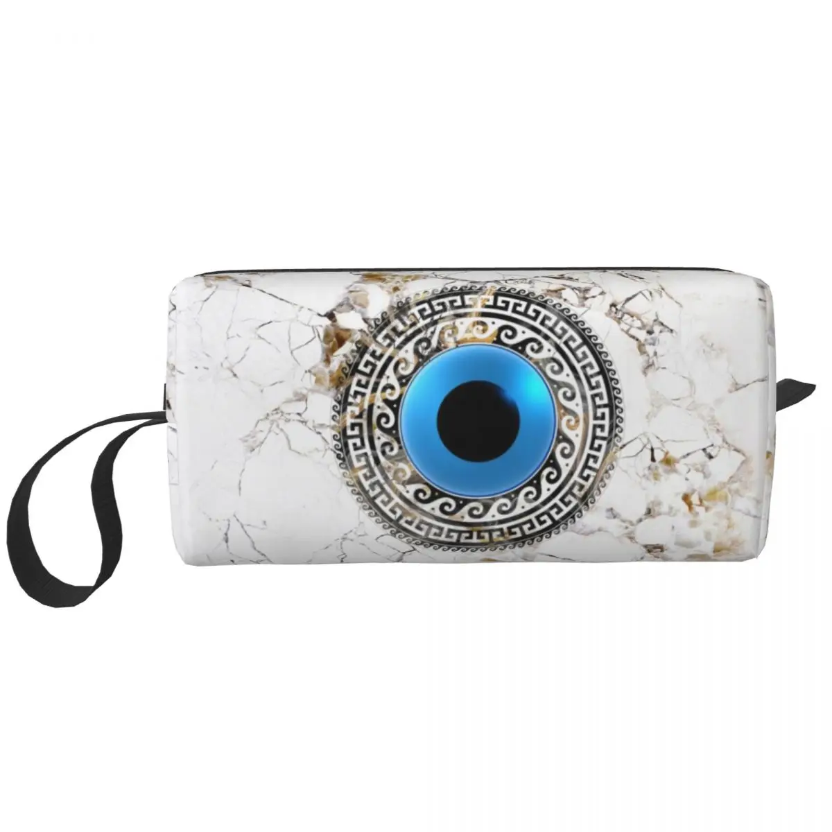 Cute Evil Eye Travel Toiletry Bag Women Amulet Turkish Makeup Cosmetic Bag Beauty Storage Dopp Kit