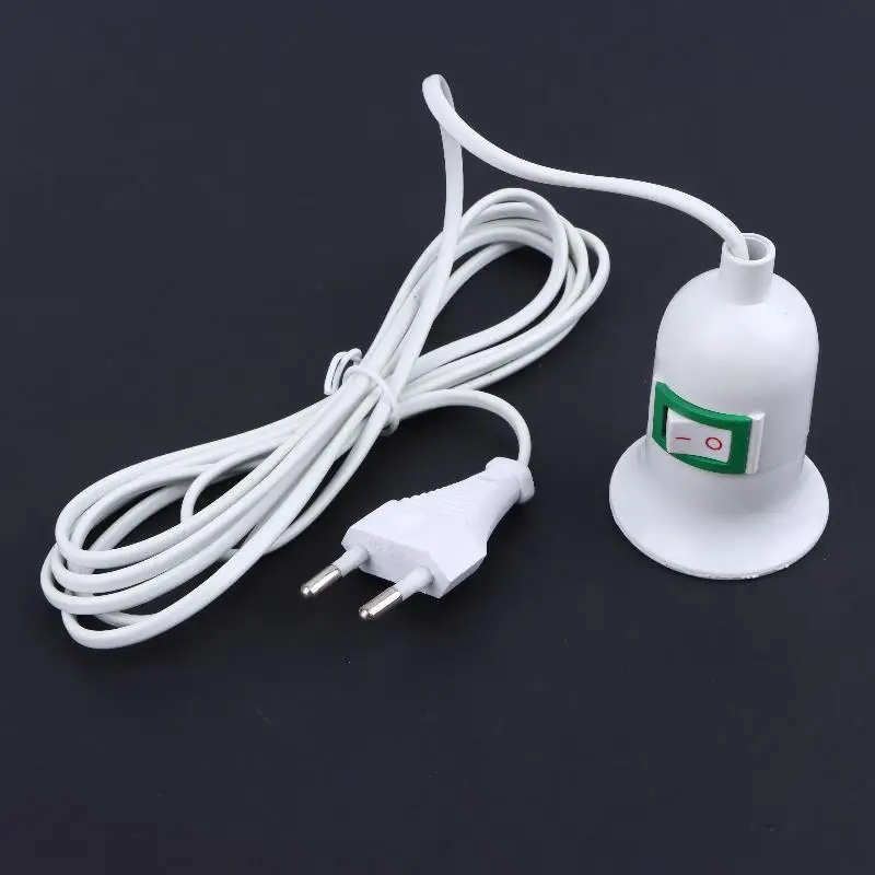 E27 Hanging Indoor Plants Light Holder Garden Lampholder With 3/5/10Meters Cable EU Plug With On/Off Switch image 3