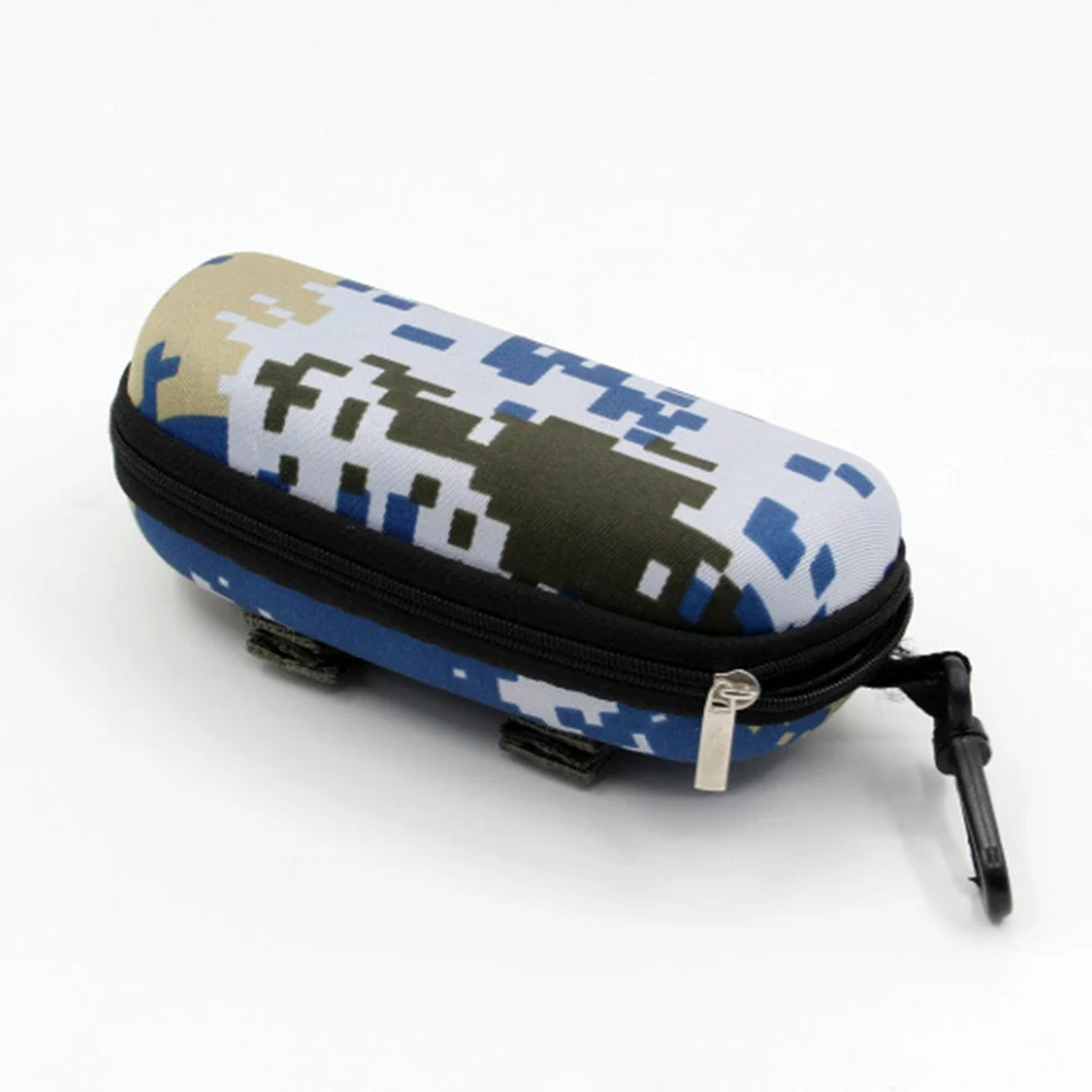 Glasses Storage Box Men Women Fashion Sunglasses Reading Protector Cover Travel Portable EVA Zipper With Hook Eyeglasses Case
