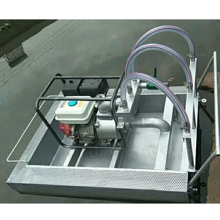 HCY multi-functional small lotus root digging machine, impact lotus root digging harvester, pool lotus root harvester