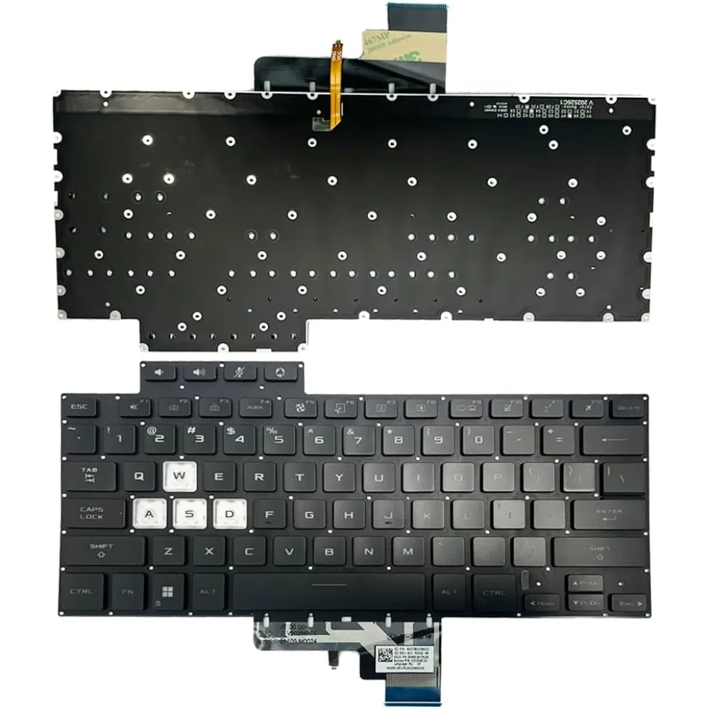 Replacement US Backlit Keyboard for Asus TUF Air FX516 FX516P FX516PC FX516PE FX516PR FX516PM FA516 0KNR0281CRU00 6037B0236522