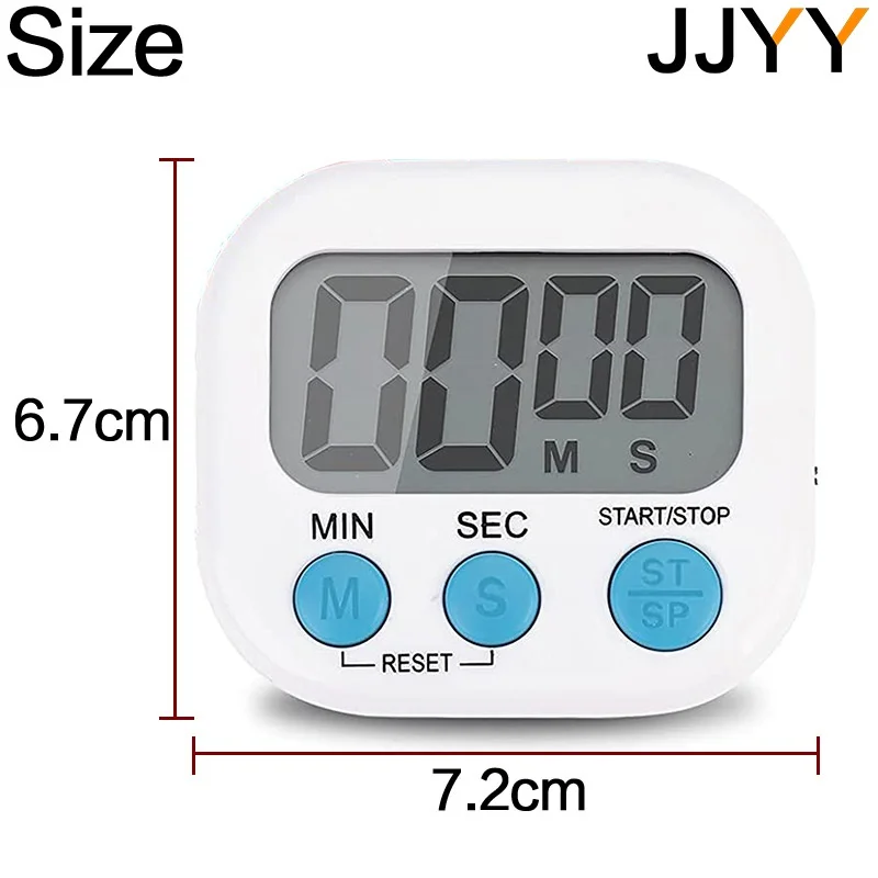 LCD Digital Kitchen Timer Magnetic Cooking Large Count Down Up Clear Loud Alarm Stonego Home Kitchen Accessories image 6