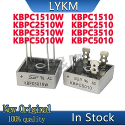 2/PCS New Original KBPC1510 KBPC2510 KBPC3510 KBPC5010 KBPC1510W KBPC2510W KBPC3510W KBPC5010W DIP Bridge pile In Stock