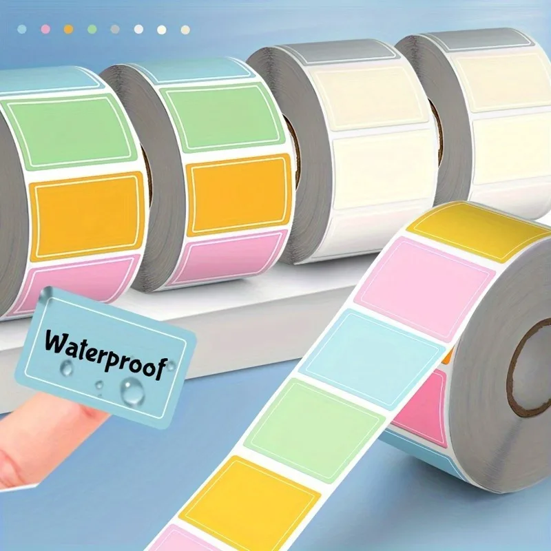 800-Piece Colorful Waterproof Labels – Self-Adhesive, Durable & Versatile for Easy Organization & Decoration