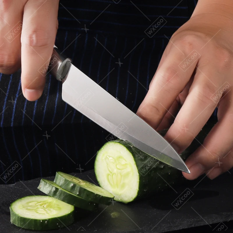 سكين تقطيع 5 بوصة سكين فواكه من الفولاذ المقاوم للصدأ سكين مطبخ متعدد الأغراض لأدوات قطع المطبخ للفواكه والخضروات #3