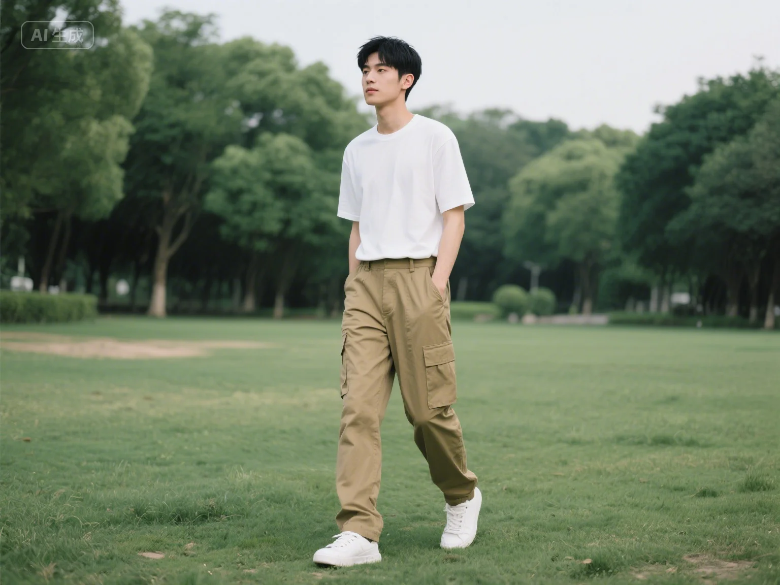 

Autumn Pocket Design Solid Cargo Pants Trousers for Men Full Length Casual Loose Drawstring Pockets Pants Male Cargo Pants 5XL