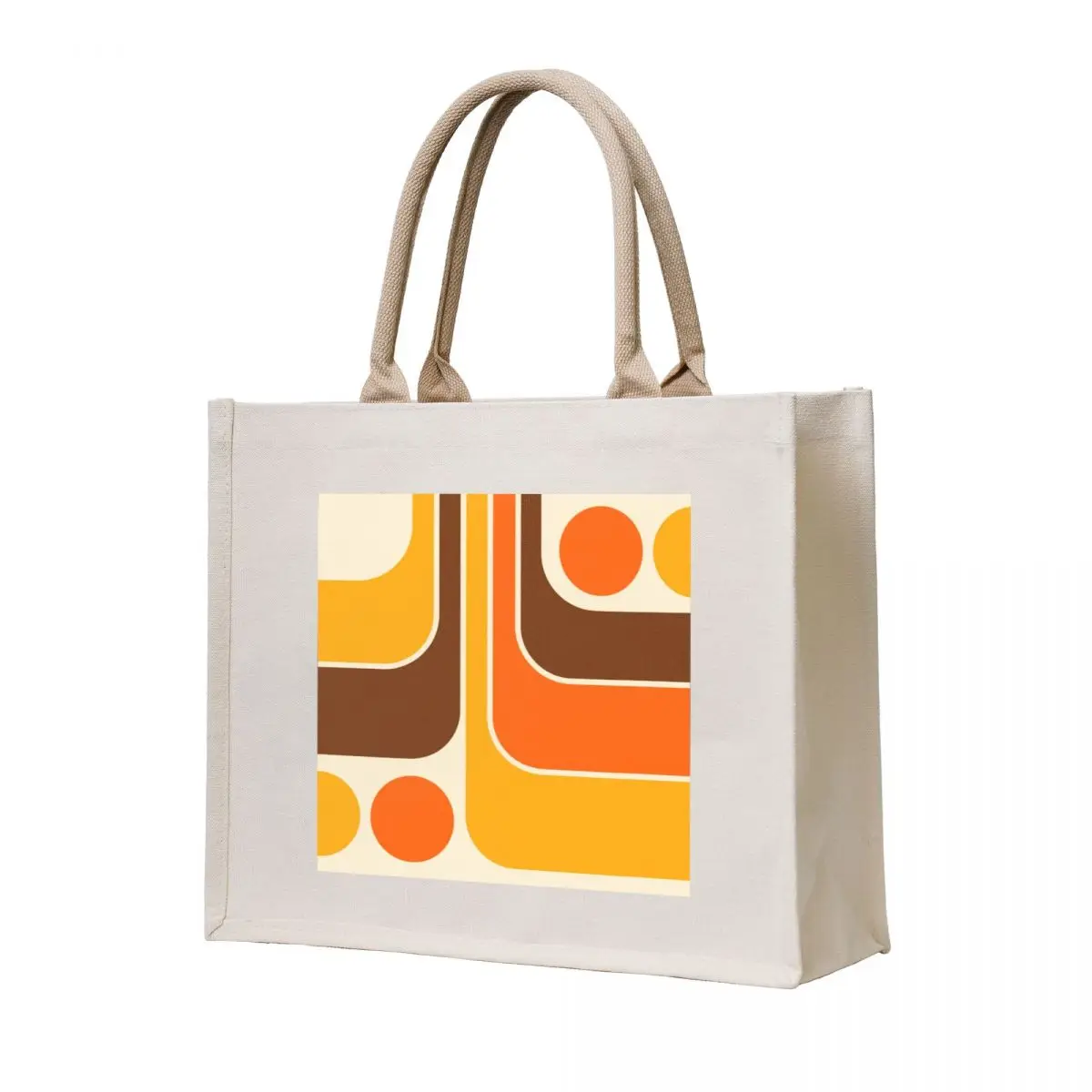 

Retro Geometric Design 624 Tote Bag personalized tote bag university shopper bag custom bags Cloth