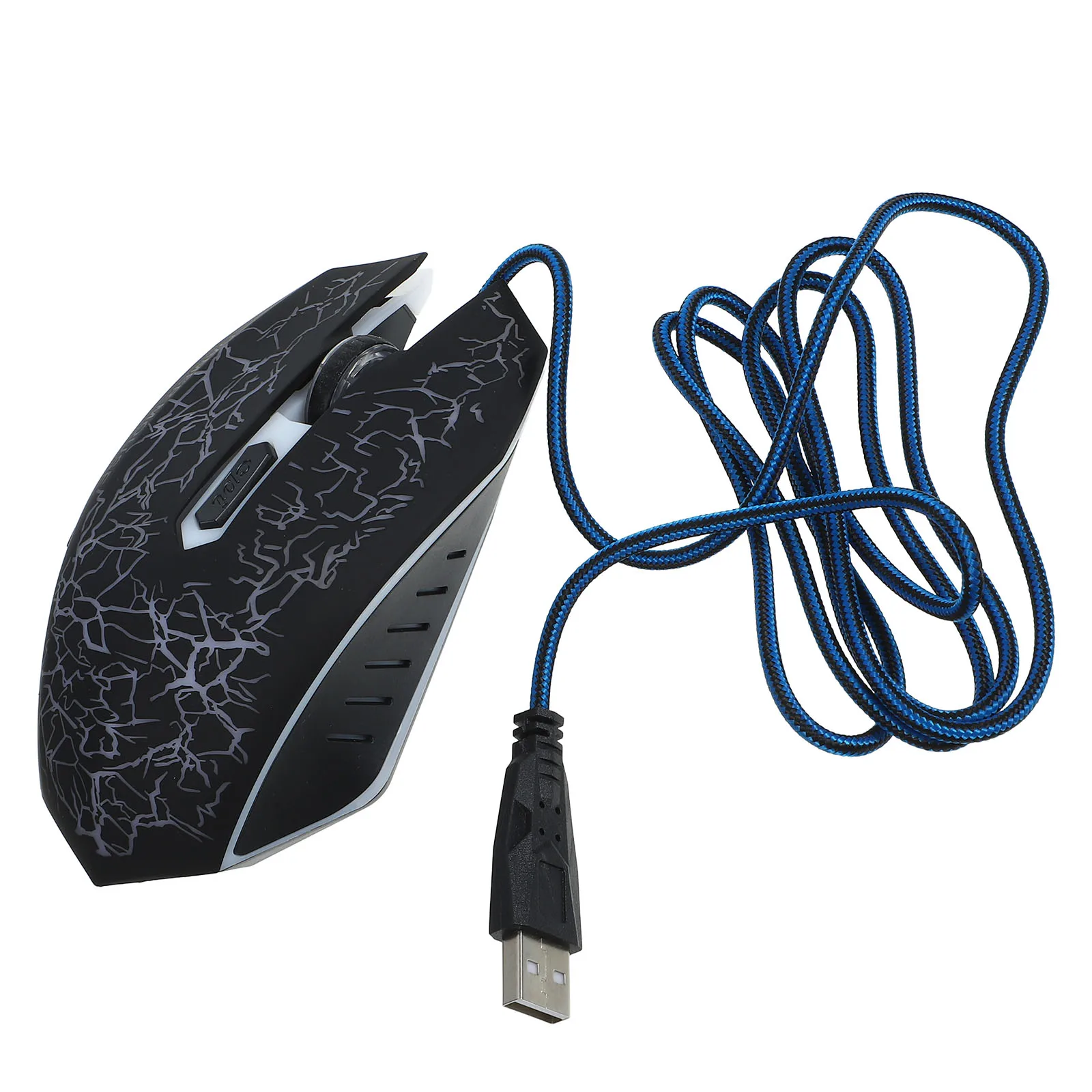

Backlit Laptop Design Black Mouse Desktop for Gaming USB Optical Mice Keyboard Child